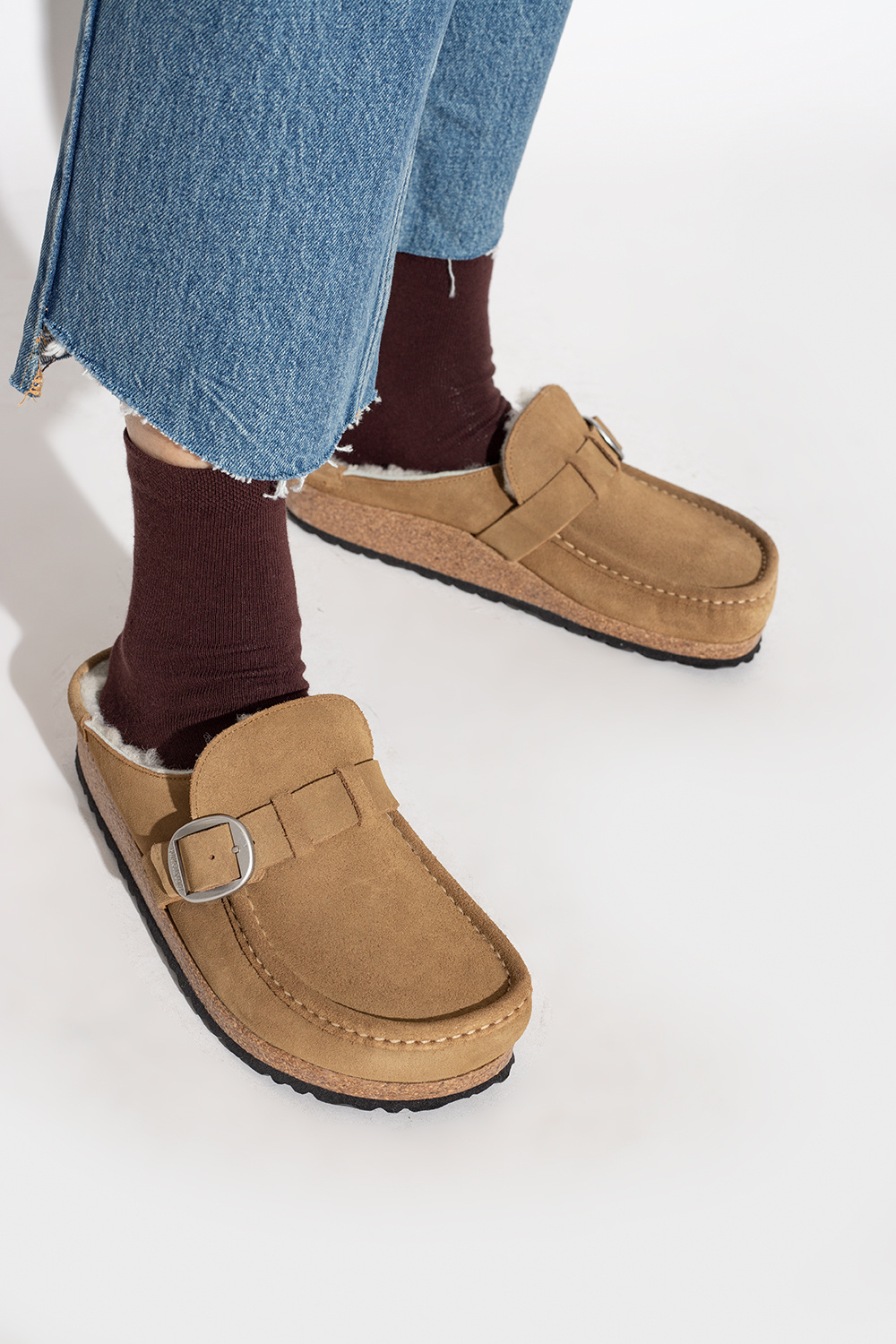 Birkenstock buckley suede online